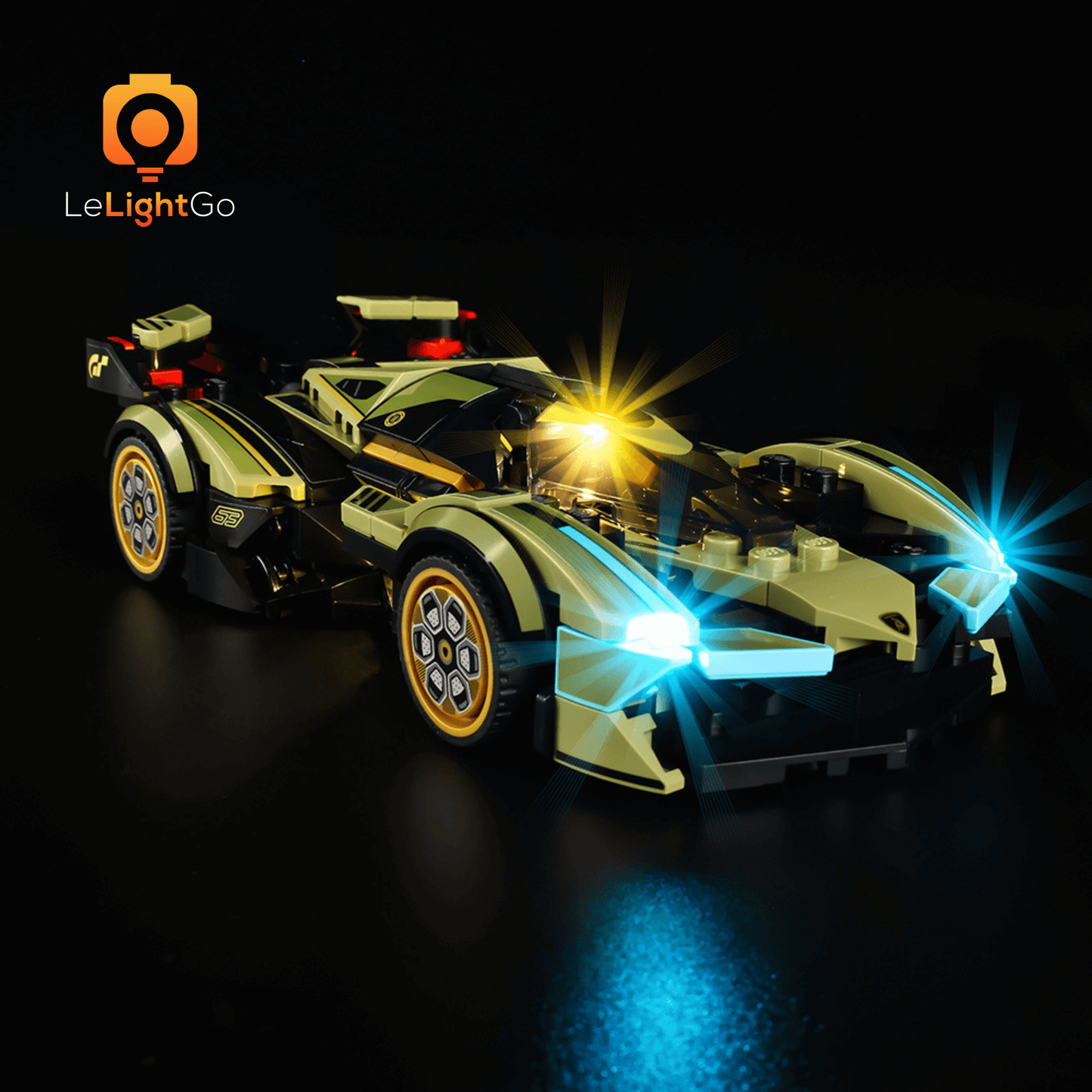 Light Kit For Lamborghini Lambo V12 Vision GT Super Car 76923