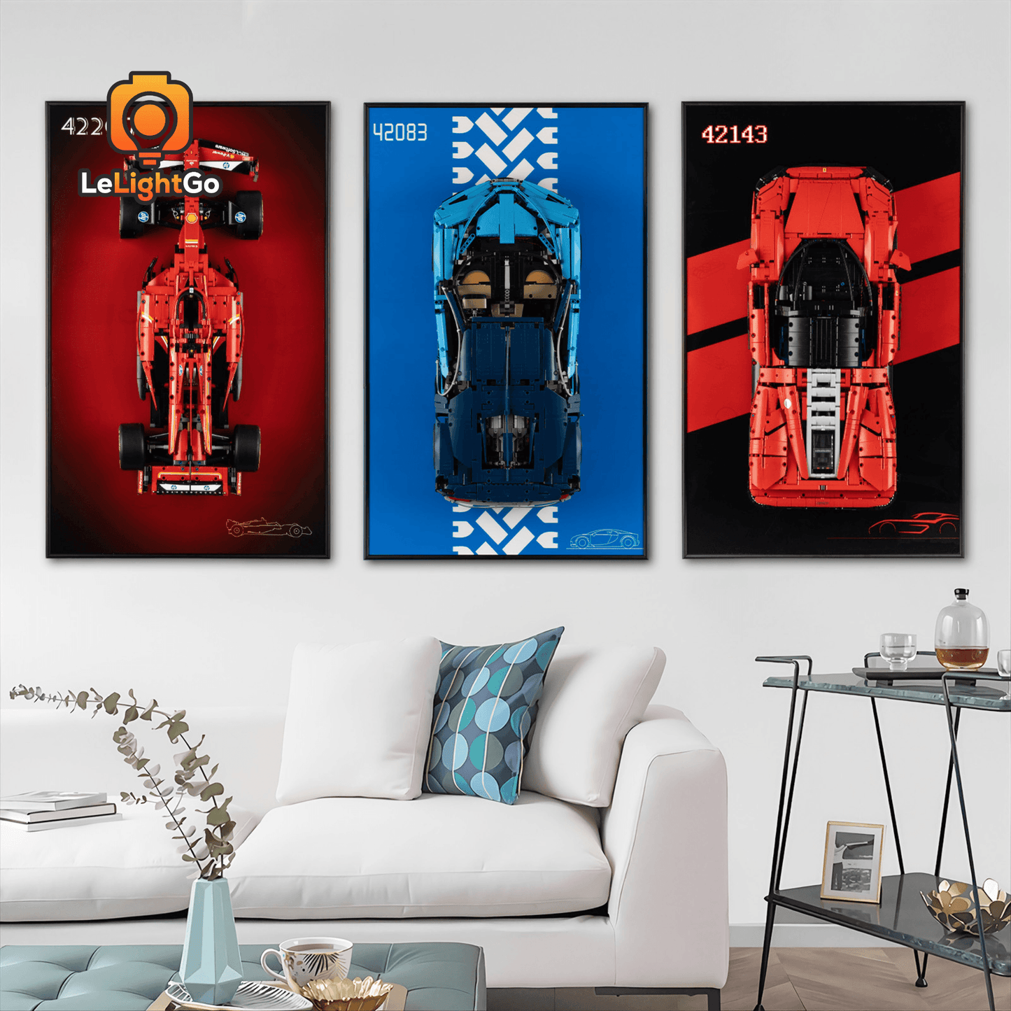 Display Wall-Mount for Bugatti Chiron 42083