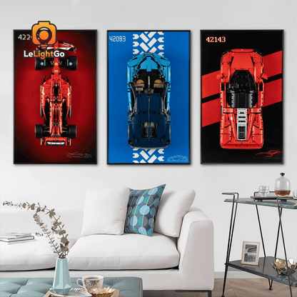 Display Wall-Mount for Bugatti Chiron 42083