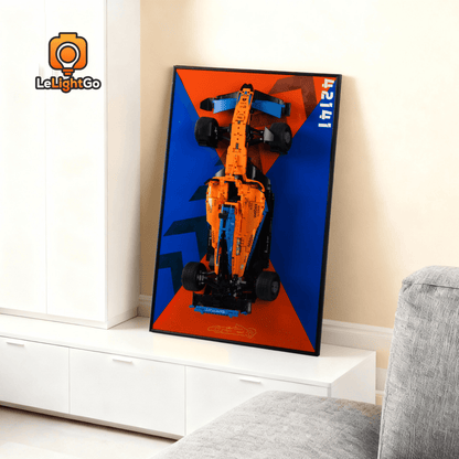 Display Wall-Mount for McLaren Formula 1 Race Car 42141