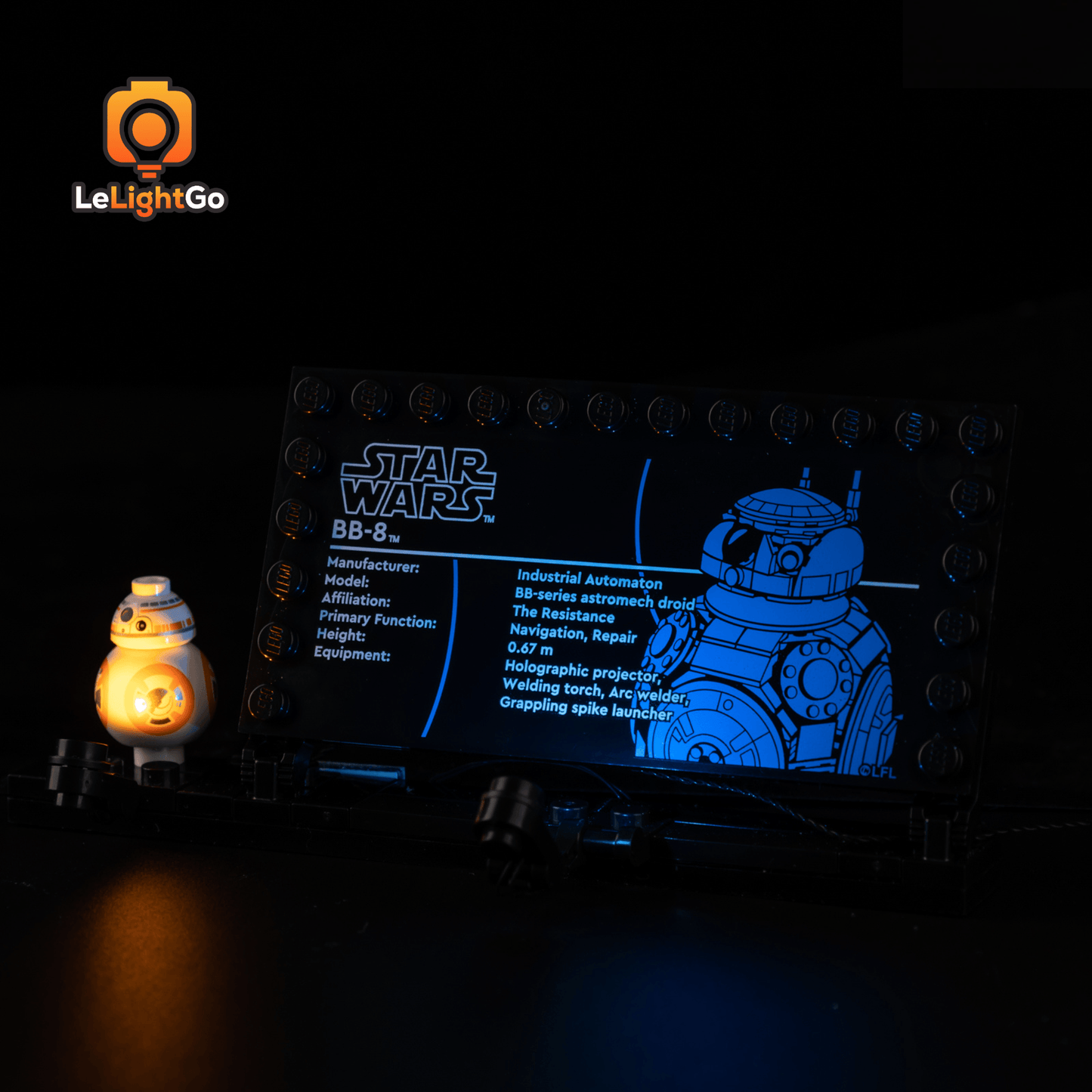 Light Kit For BB-8 Astromech Droid 75452