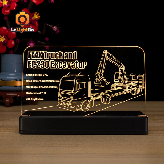 LED Nameplate for Volvo FMX Truck & EC230 Electric Excavator 42175