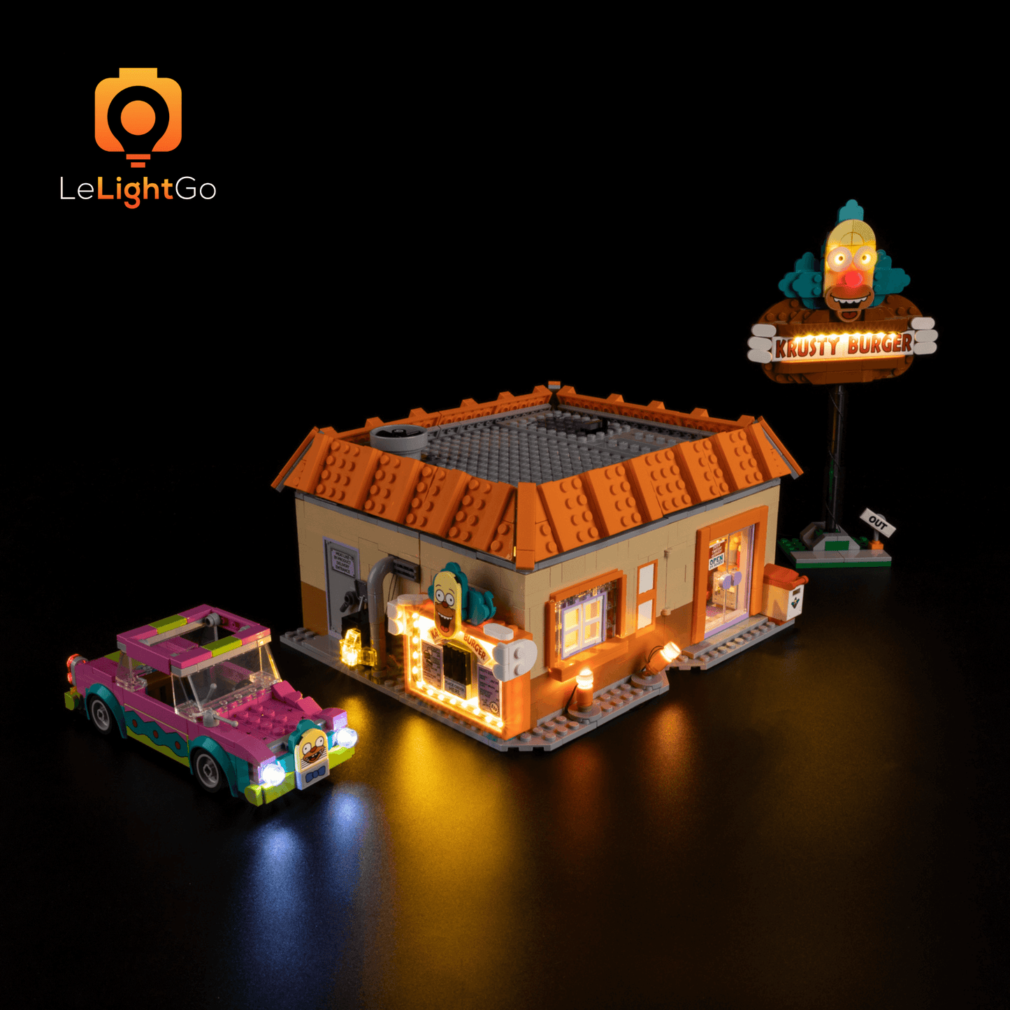 Light Kit For The Simpsons: Krusty Burger 10352