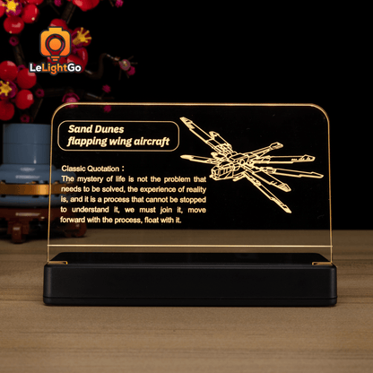 LED Nameplate for Dune Atreides Royal Ornithopter 10327