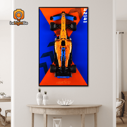 Display Wall-Mount for McLaren Formula 1 Race Car 42141