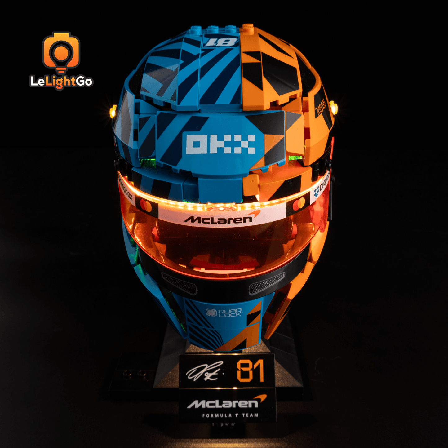 Light Kit For McLaren Mastercard F1 Team Oscar Piastri Helmet 43017