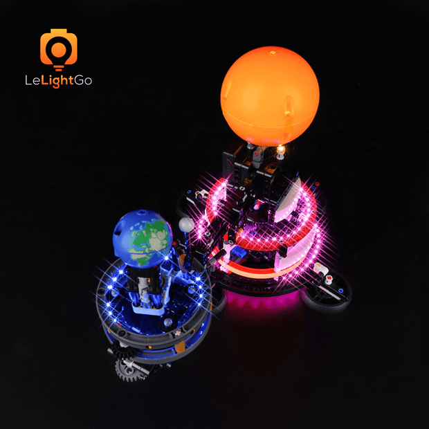 Light Kit For Planet Earth and Moon in Orbit 42179