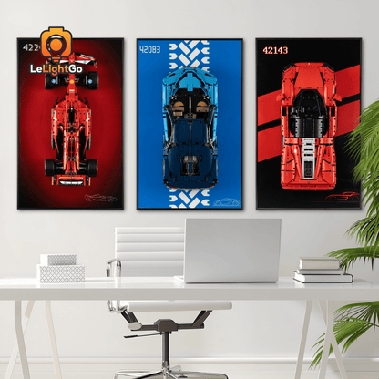 Display Wall-Mount for Bugatti Chiron 42083