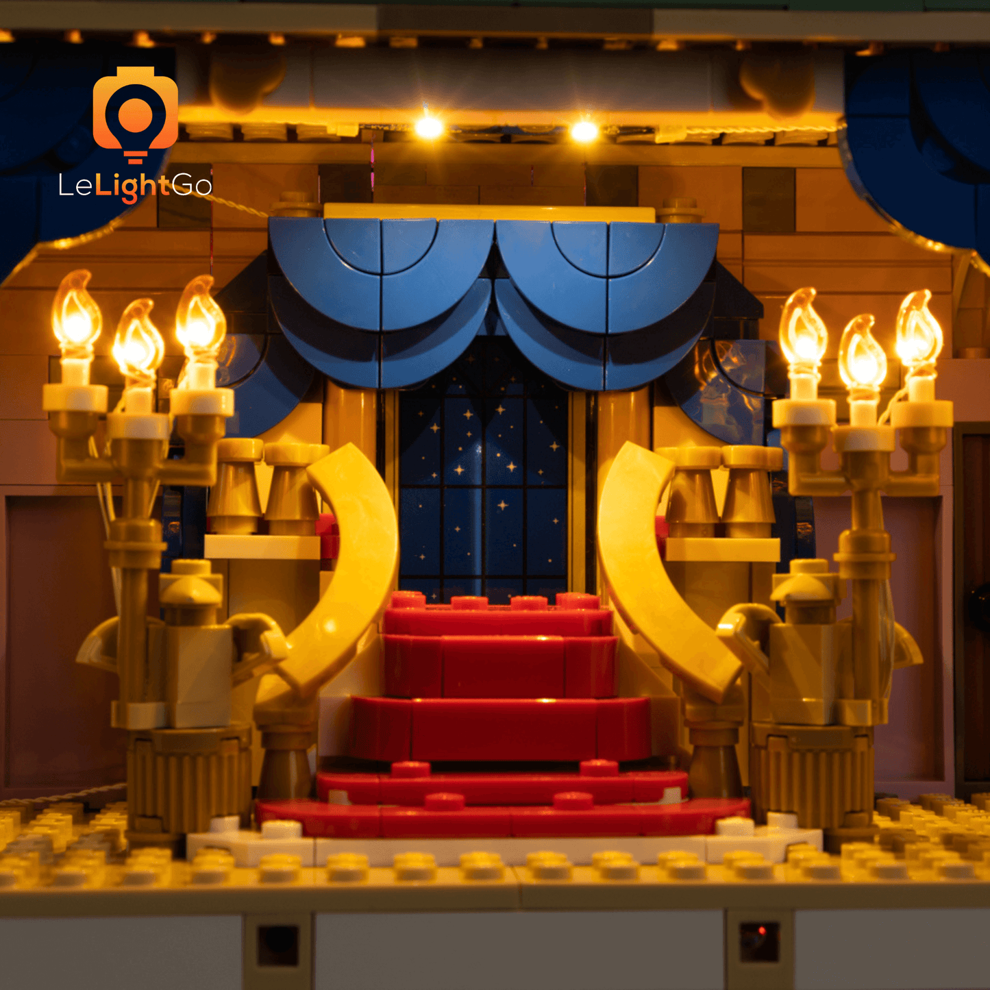 Light Kit For Beauty and the Beast Castle 43263