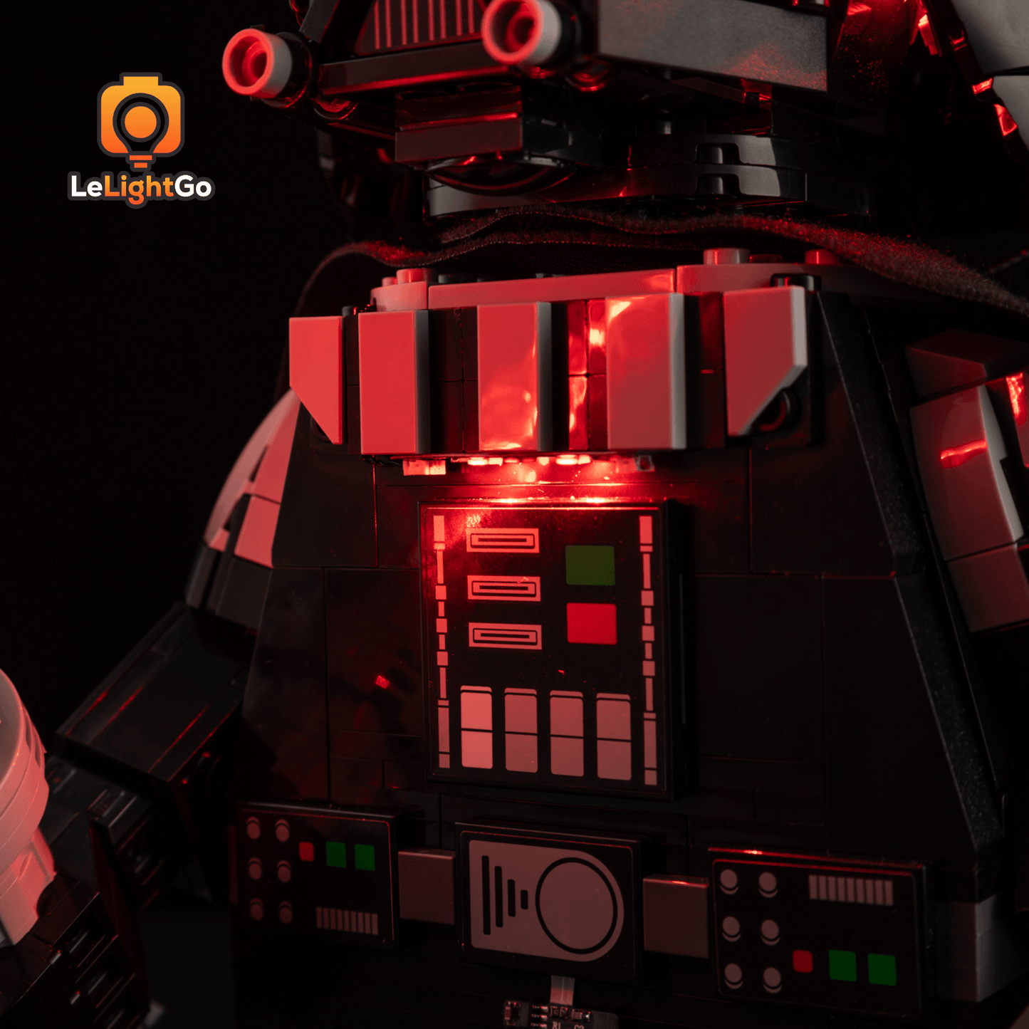 Light Kit For Up-Scaled Darth Vader Minifigure 75461