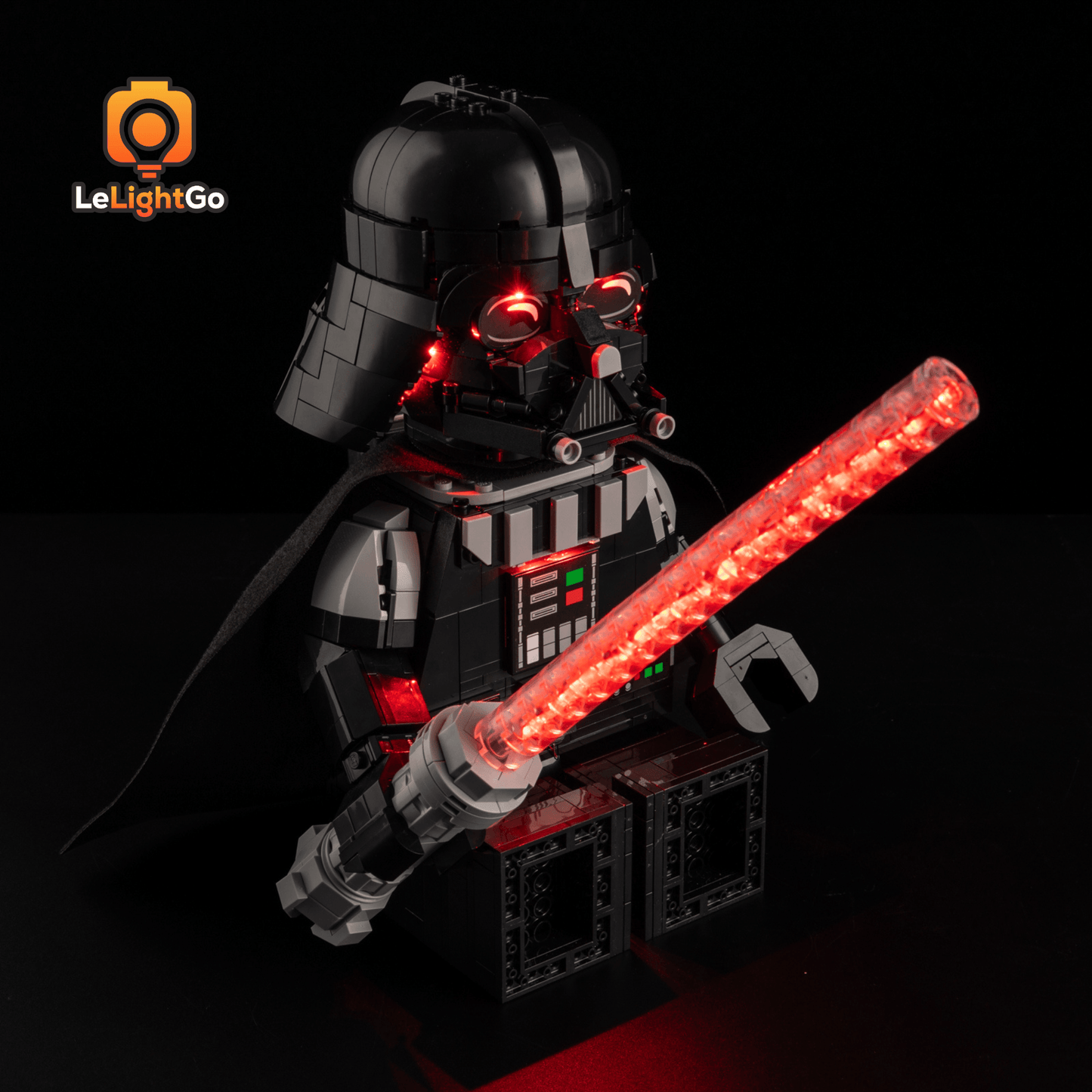 Light Kit For Up-Scaled Darth Vader Minifigure 75461
