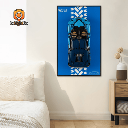 Display Wall-Mount for Bugatti Chiron 42083