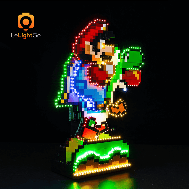 Light Kit For Super Mario World: Mario & Yoshi 71438