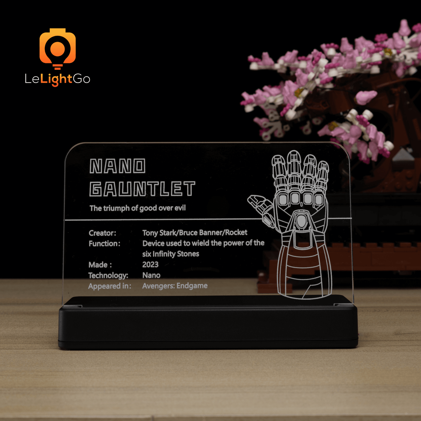 LED Nameplate for Nano Gauntlet 76223