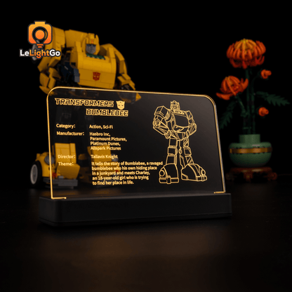 LED Nameplate for Bumblebee 10338