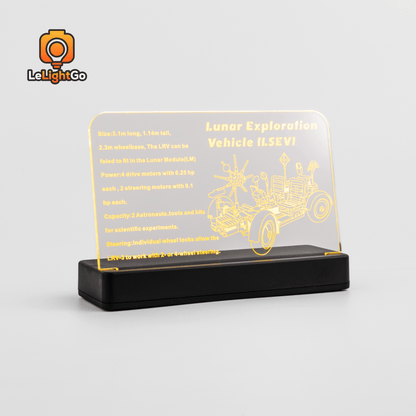 LED Nameplate for NASA Apollo Lunar Roving Vehicle - LRV 42182