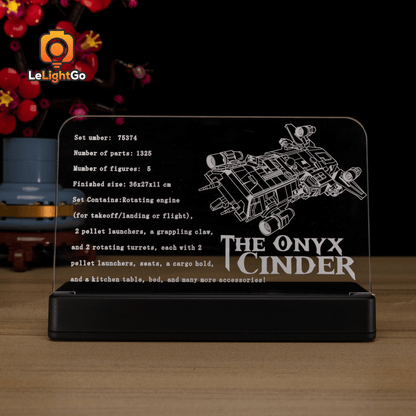 LED Nameplate for The Onyx Cinder 75374