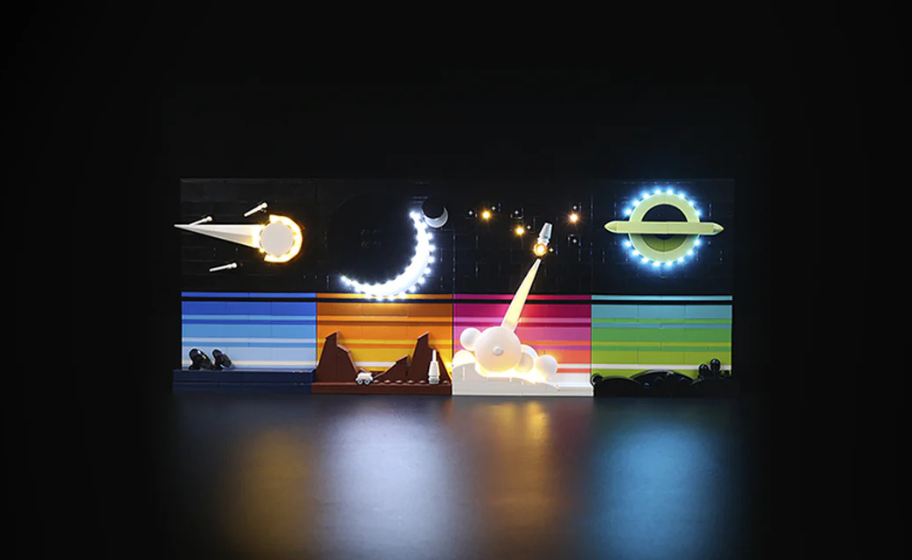 Mojave desert in the dark