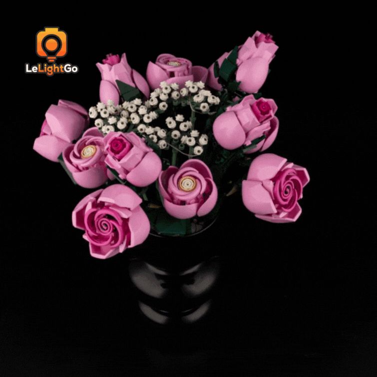Light Kit For Bouquet of Pink Roses 10374
