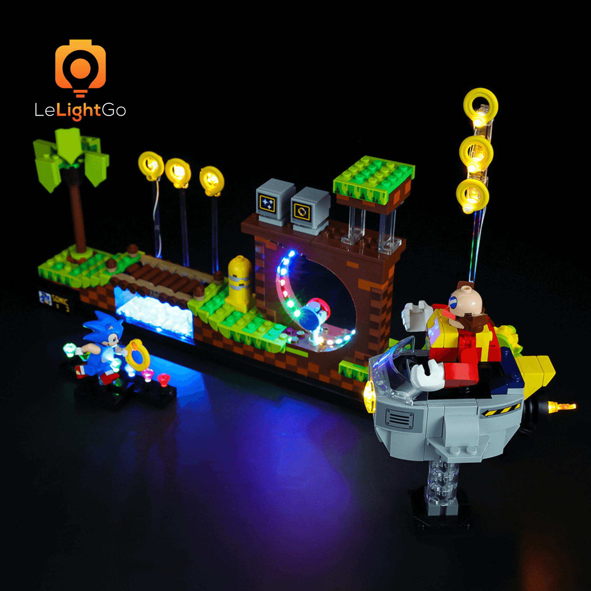 Light Kit For Sonic the Hedgehog – Green Hill Zone 21331 – LeLightGo