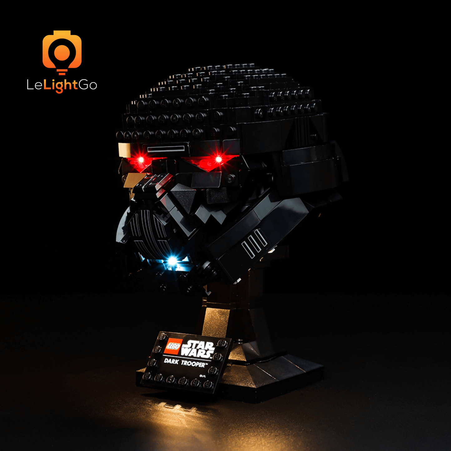 Light Kit For Dark Trooper Helmet 75343