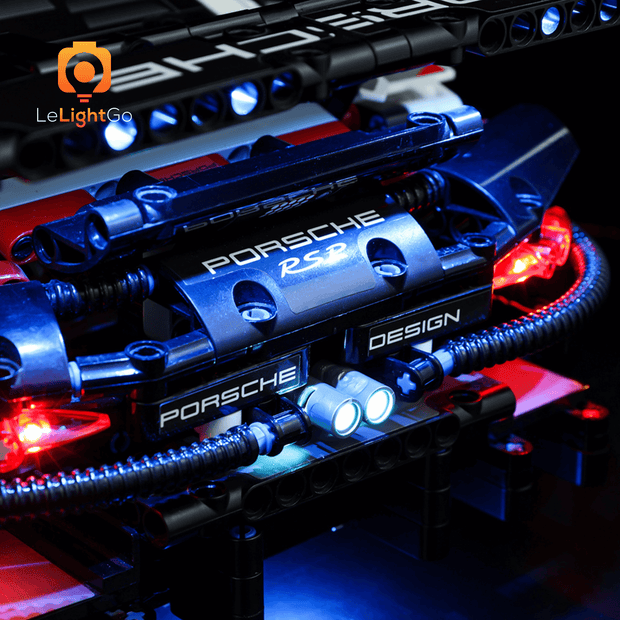 Éclairage spectaculaire Lego Porsche 911 RSR 42096 Set – Lightailing