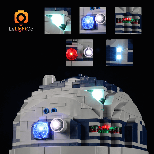Lego Star War R2-D2 75308 Light Kit (Beste MOC-Ideen) – Lightailing