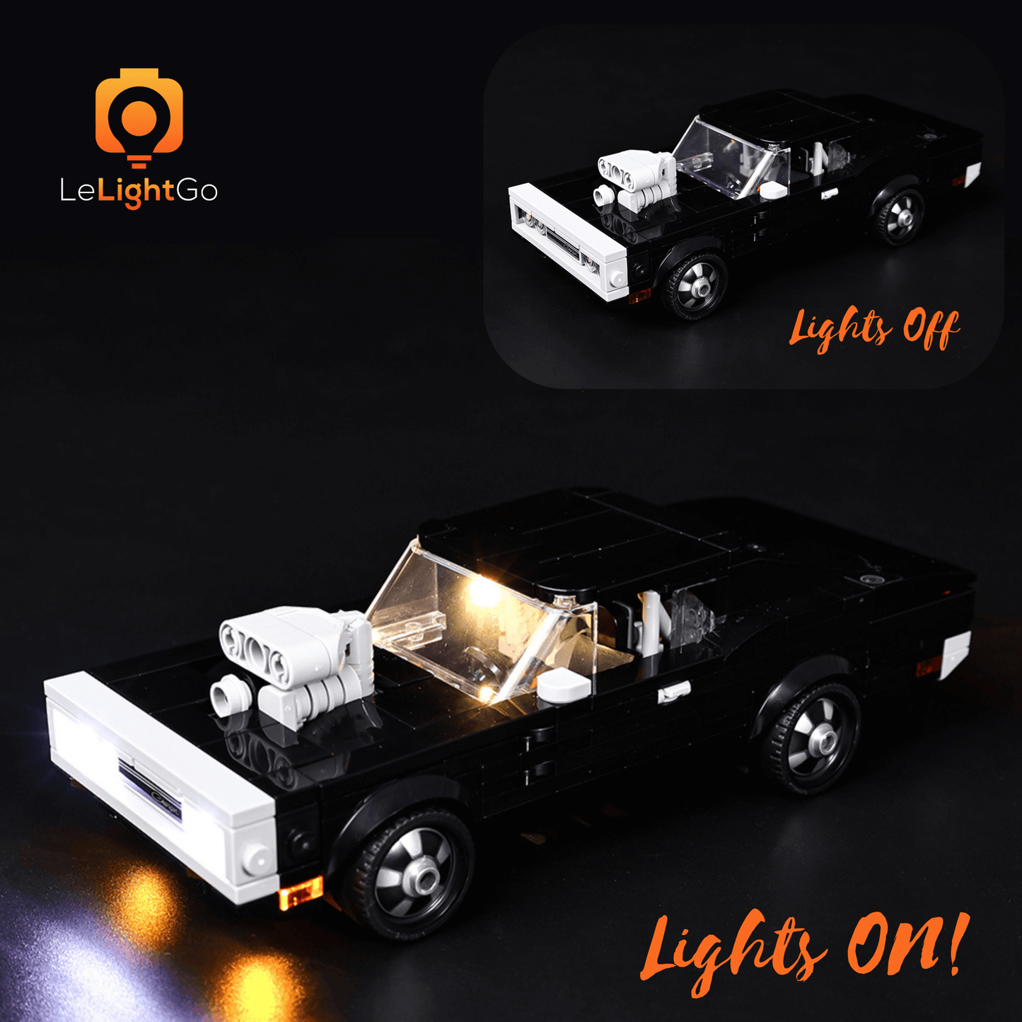 Light Kit For Fast & Furious 1970 Dodge Charger R/T 76912