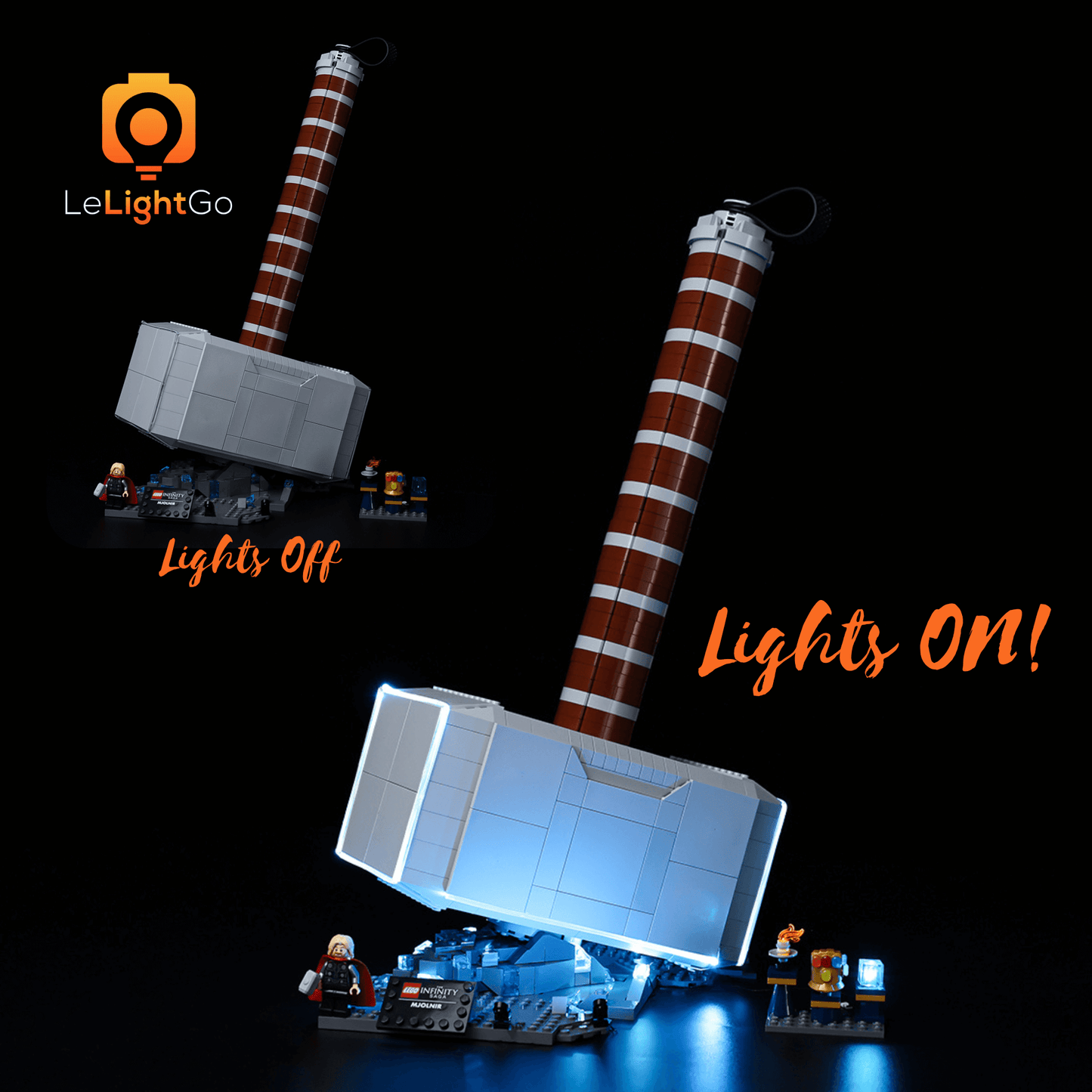 Light Kit For Thor's Hammer 76209