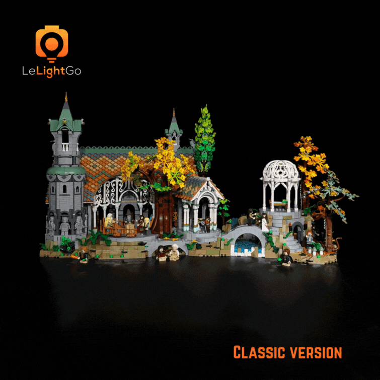 Light Kit For THE LORD OF THE RINGS: RIVENDELL 10316