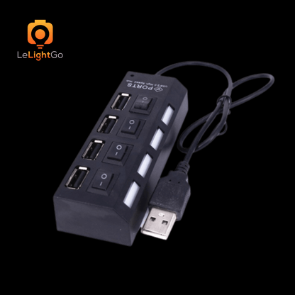 USB Hub with Switch for Light kits