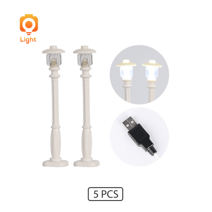 LeLightGo DIY 5PCS Street Lamp Post