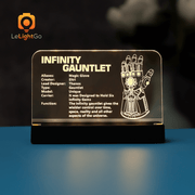 LED Nameplate for Infinity Gauntlet 76191