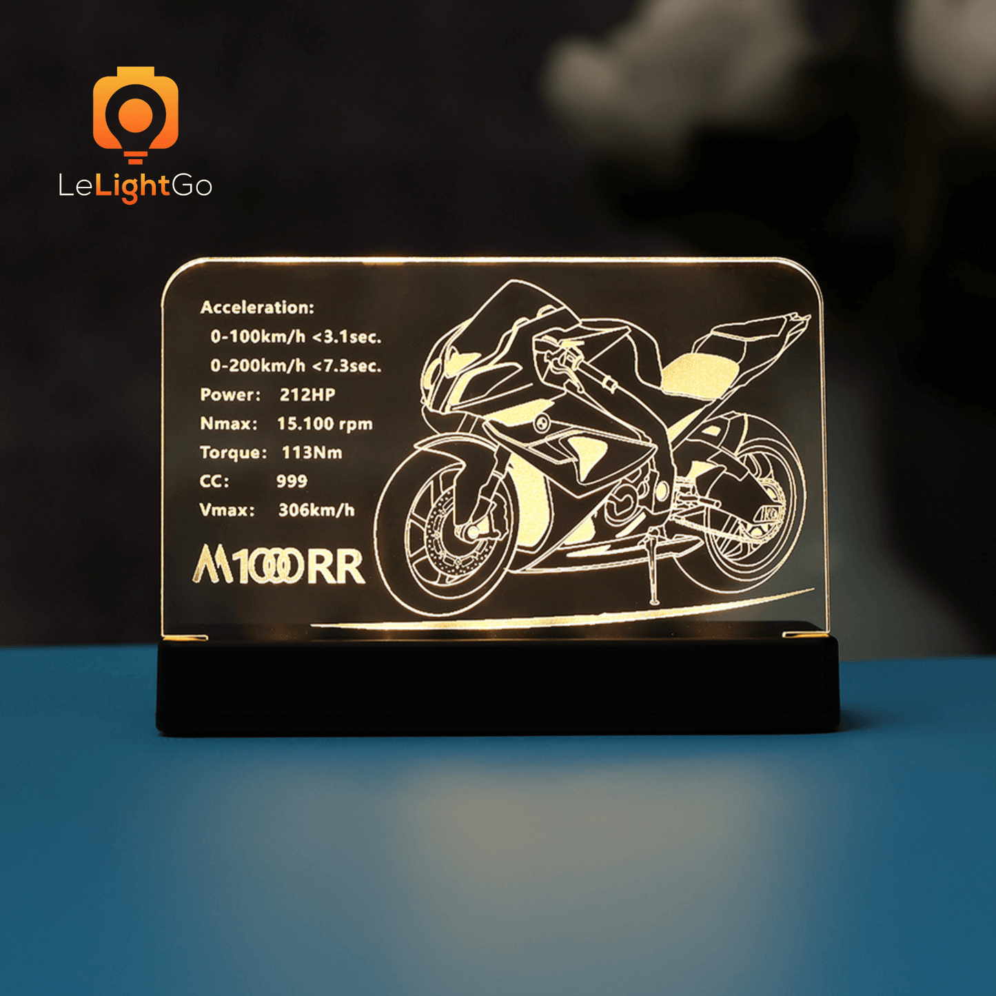 LED Nameplate for BMW M 1000 RR 42130