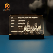 LED Nameplate for Hogwart's Castle 71043