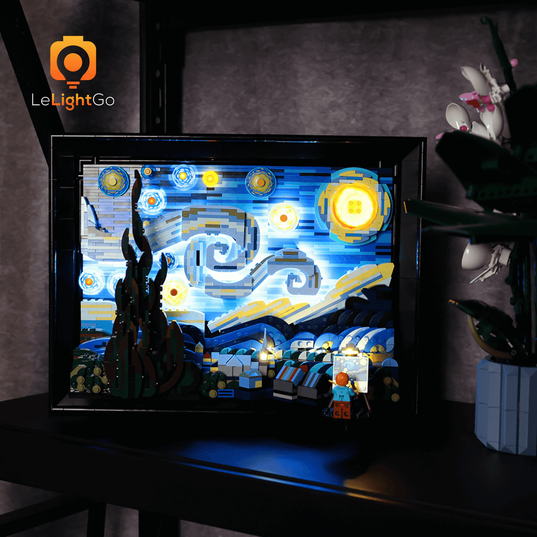 Starry Night by Van Gogh (3d on sale resin LED remake)