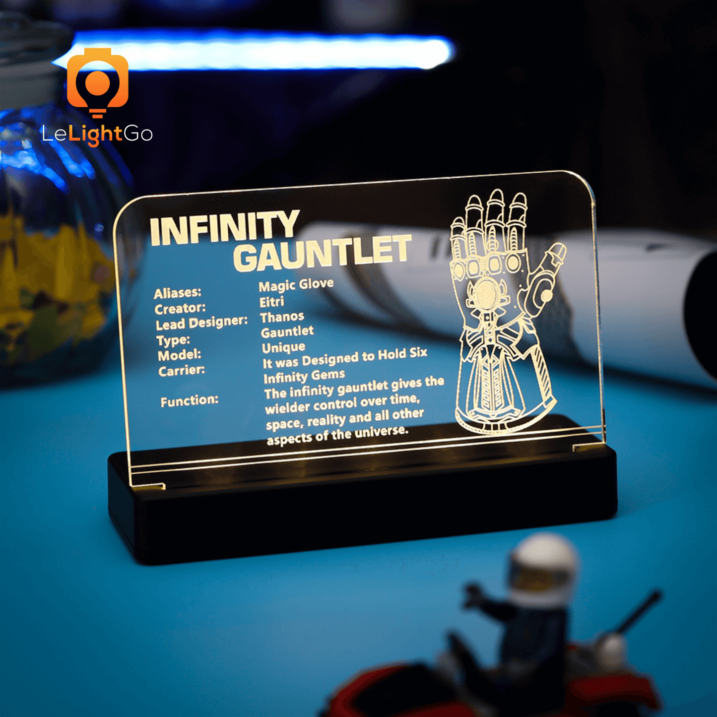 LED Nameplate for Infinity Gauntlet 76191