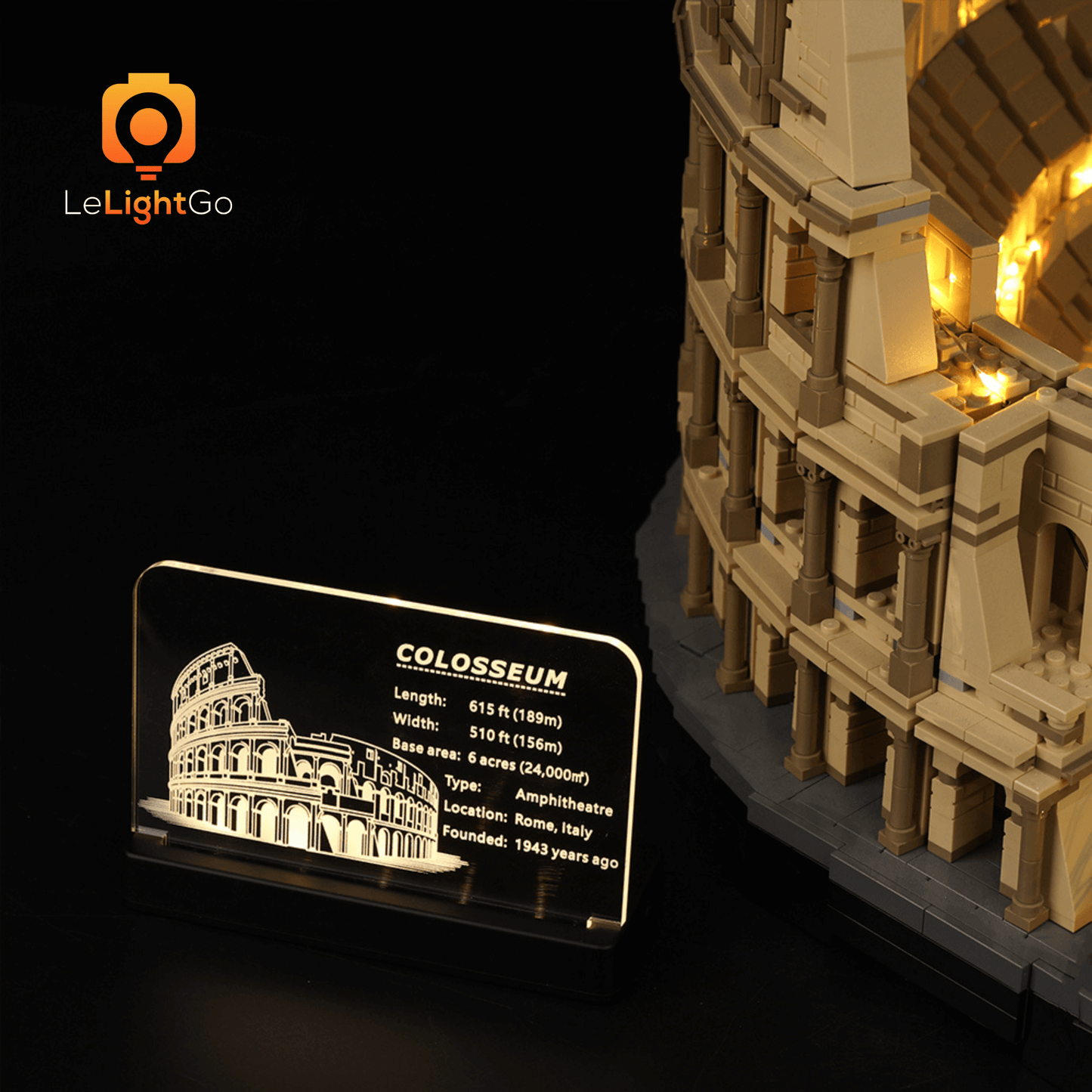 LED Nameplate for Colosseum 10276