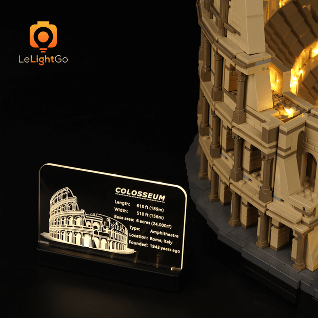 LED Nameplate for Colosseum 10276