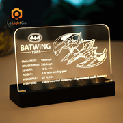 LED Nameplate for 1989 Batwing 76161