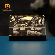 LED Nameplate for Lamborghini Sián FKP 37 42115