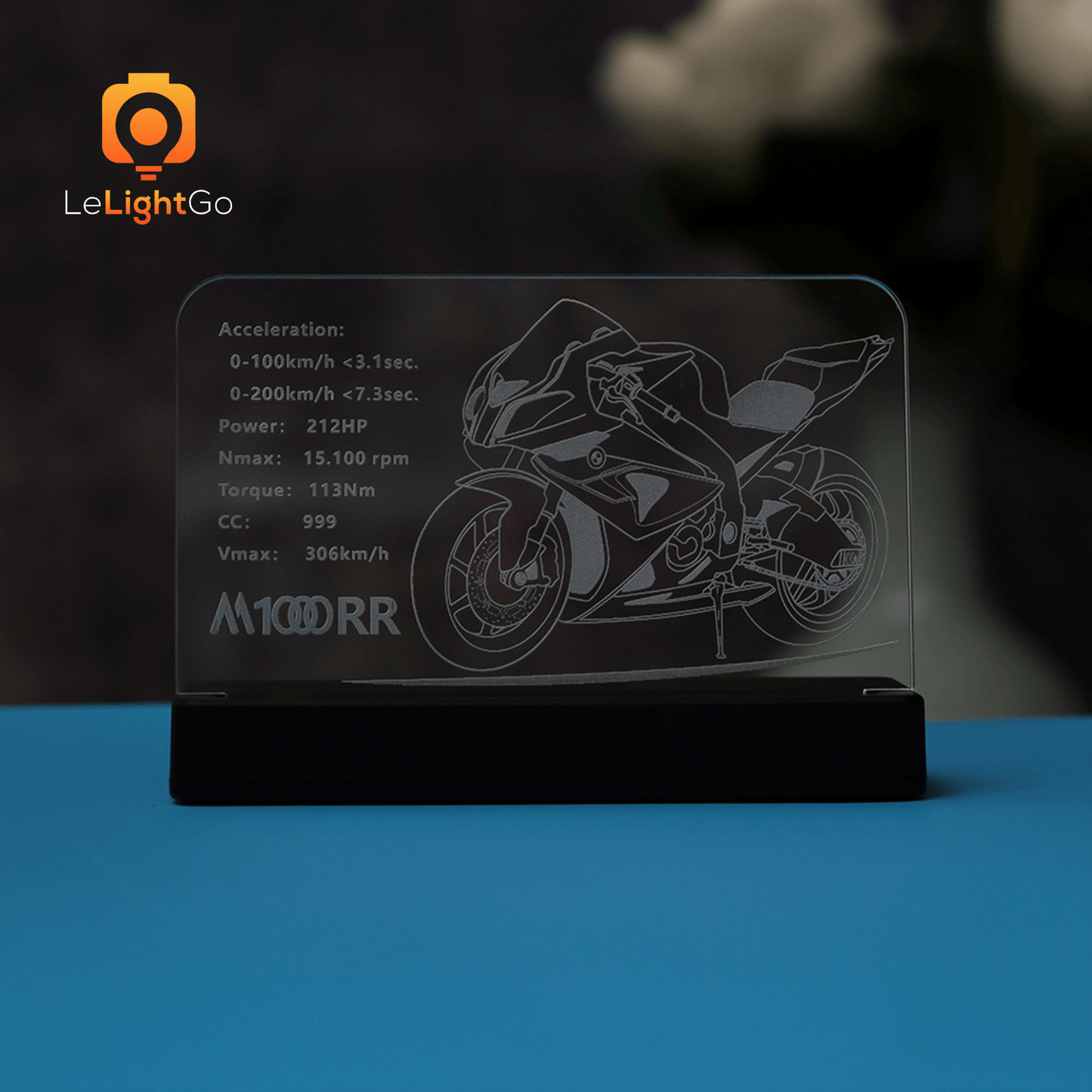 LED Nameplate for BMW M 1000 RR 42130