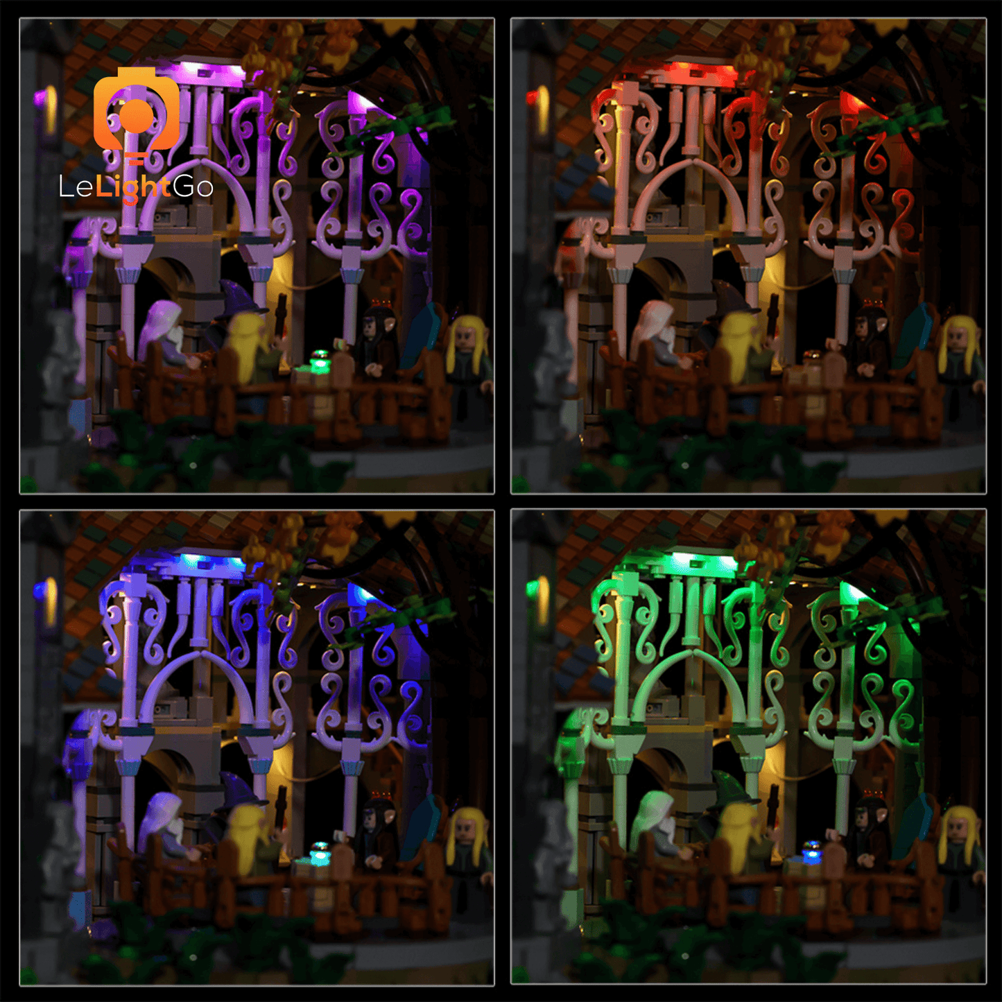 Light Kit For THE LORD OF THE RINGS: RIVENDELL 10316