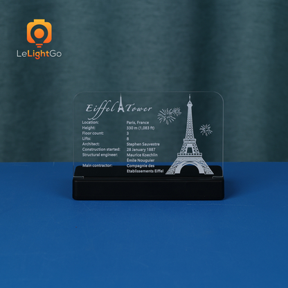 LED Nameplate for Eiffel Tower 10307
