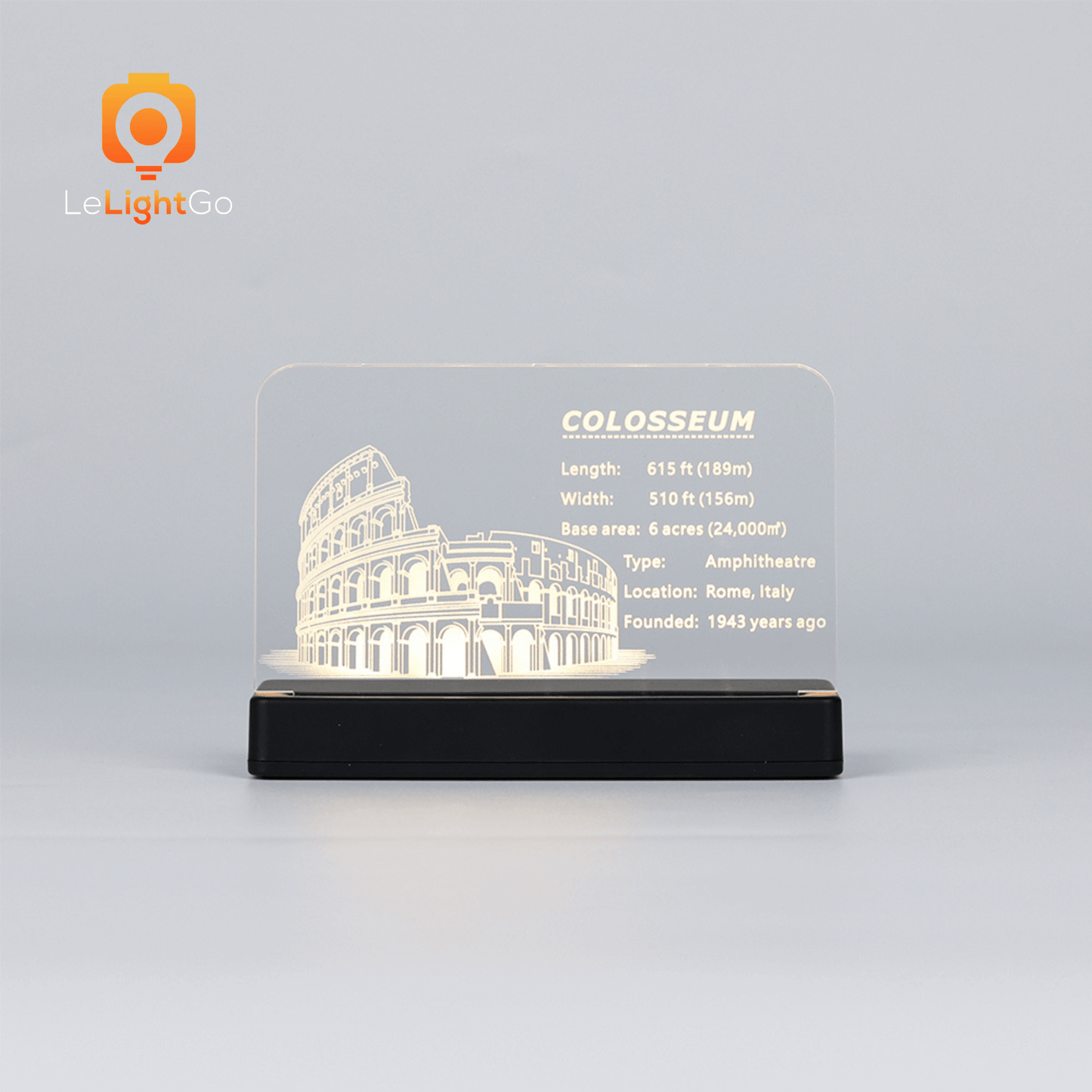 LED Nameplate for Colosseum 10276