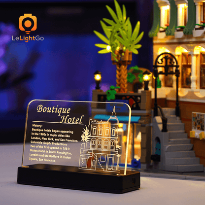 LED Nameplate for Boutique Hotel 10297