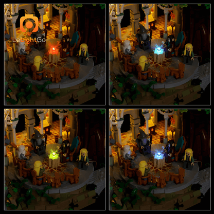 Light Kit For THE LORD OF THE RINGS: RIVENDELL 10316