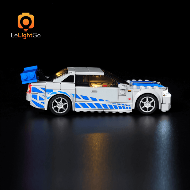 LEGO Fast Furious Nissan GT-R (R34) #76917 Light Kit
