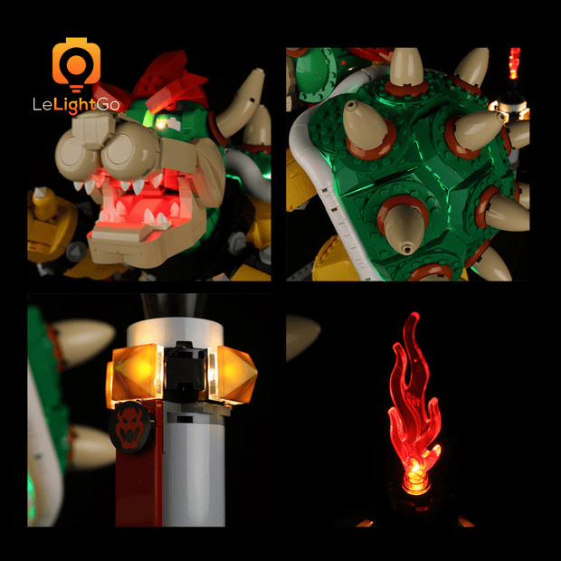 USB Light Kit for Lego 71411 The Mighty Bowser Building Blocks Brick-（Not  include Lego Model） - AliExpress