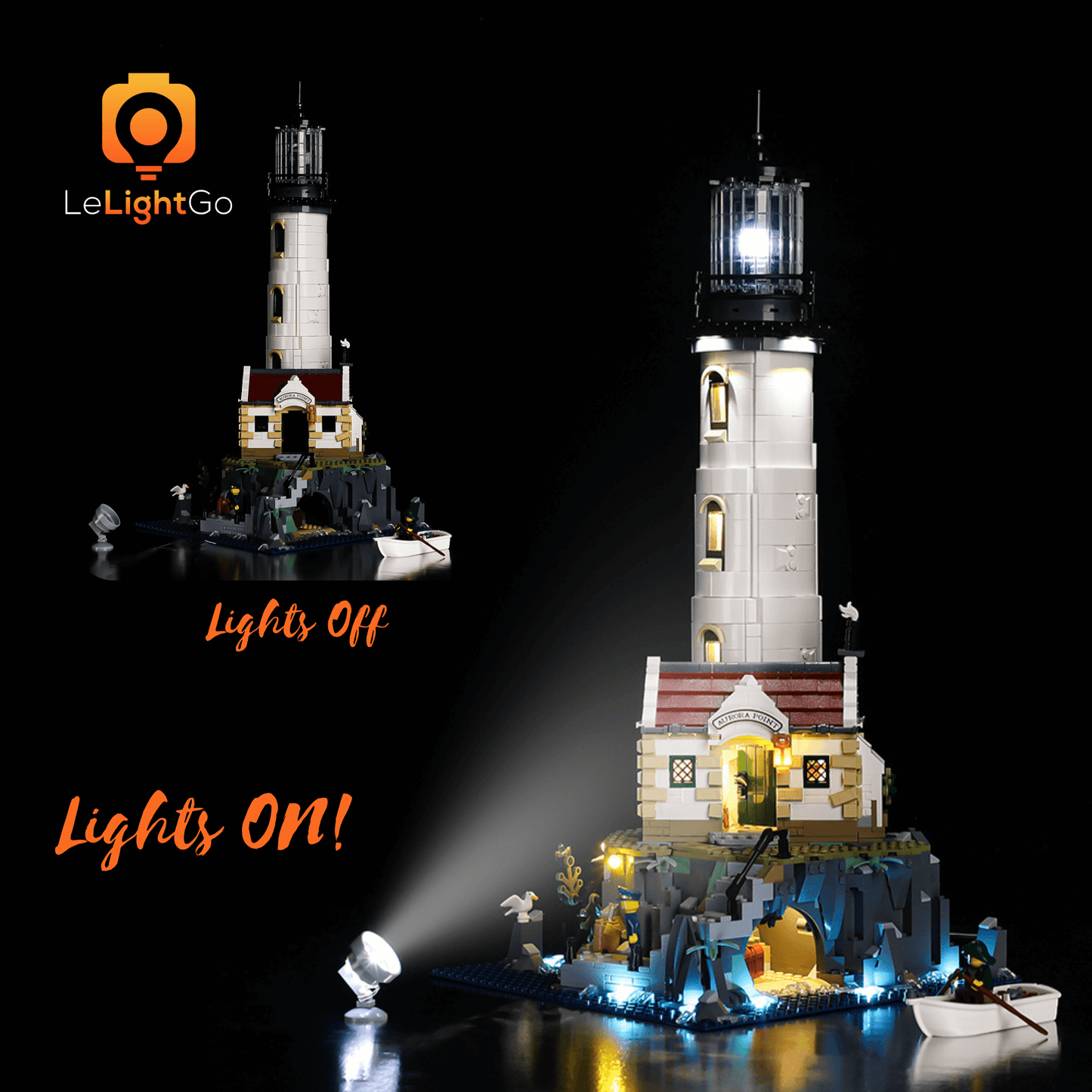 Light Kit For Motorized Lighthouse 21335
